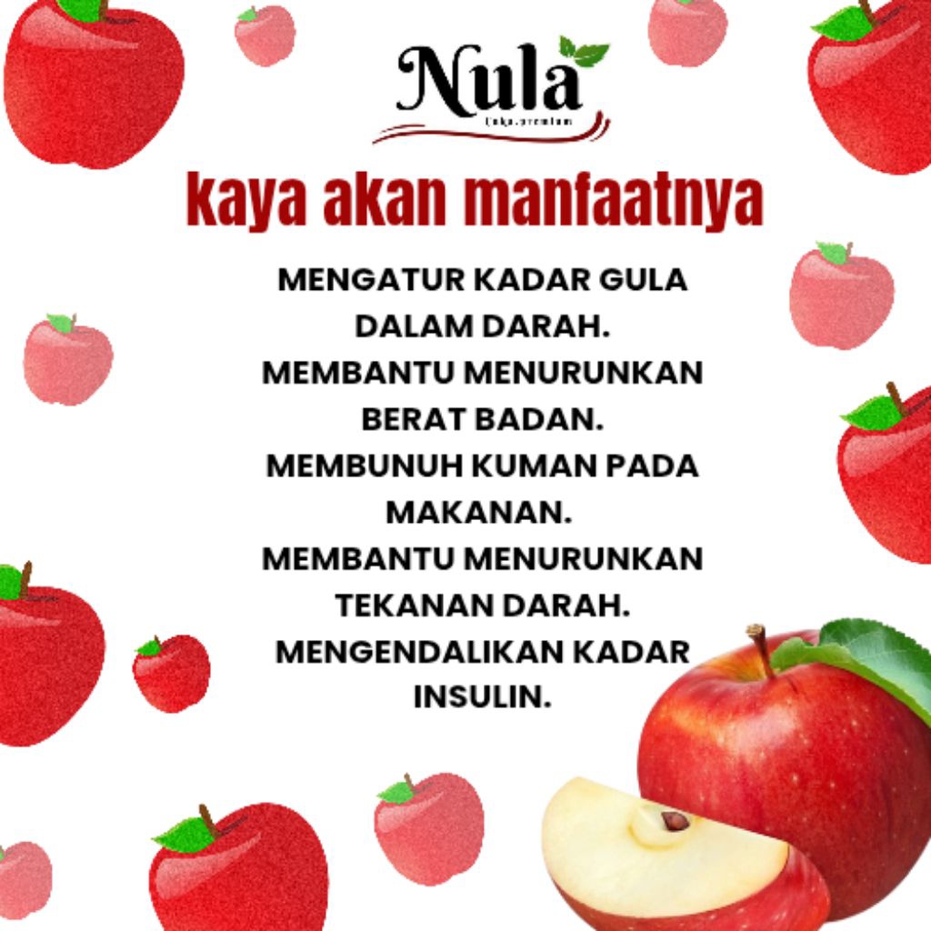 

Cuka appel NULA CUKA PREMIUM | APPLE CIDER VINEGAR ‼️PAKET HEMAT‼️500ml + 250ml