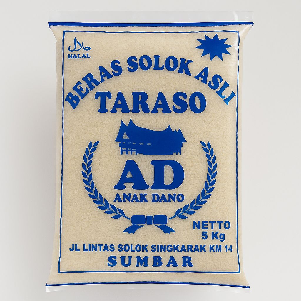 

Beras Solok Asli Taraso AD Anak Daro 5 Kg – Beras Pera Premium Putih Bersih