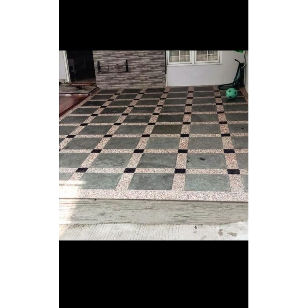 lantai carport garasi batu andesit