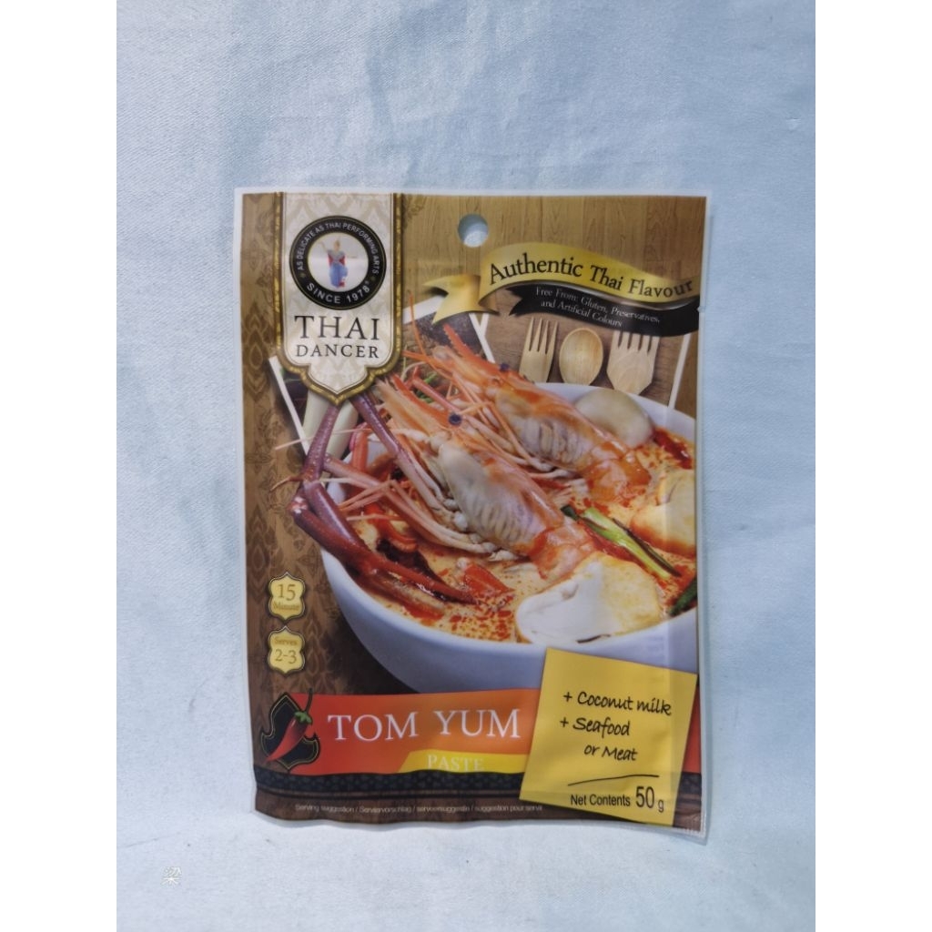 

Thai Dancer Tom Yum Paste 50g Bumbu Tom Yam
