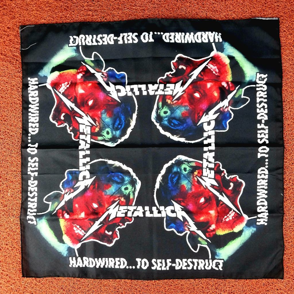 SLAYER BANDANA MUSIK BAND SLAYER PREMIUM BEST QUALITY - SLAYER FULLPRINT