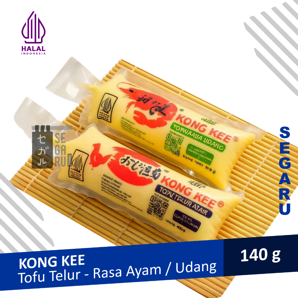 

KONG KEE Tahu Jepang | Kongkee Tofu Telur Rasa Ayam Udang Halal 140gr