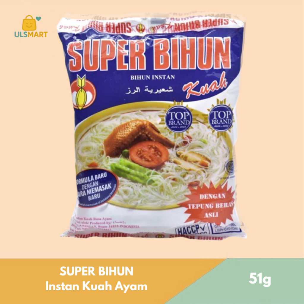 

SUPER BIHUN Instan Kuah Ayam 51 g