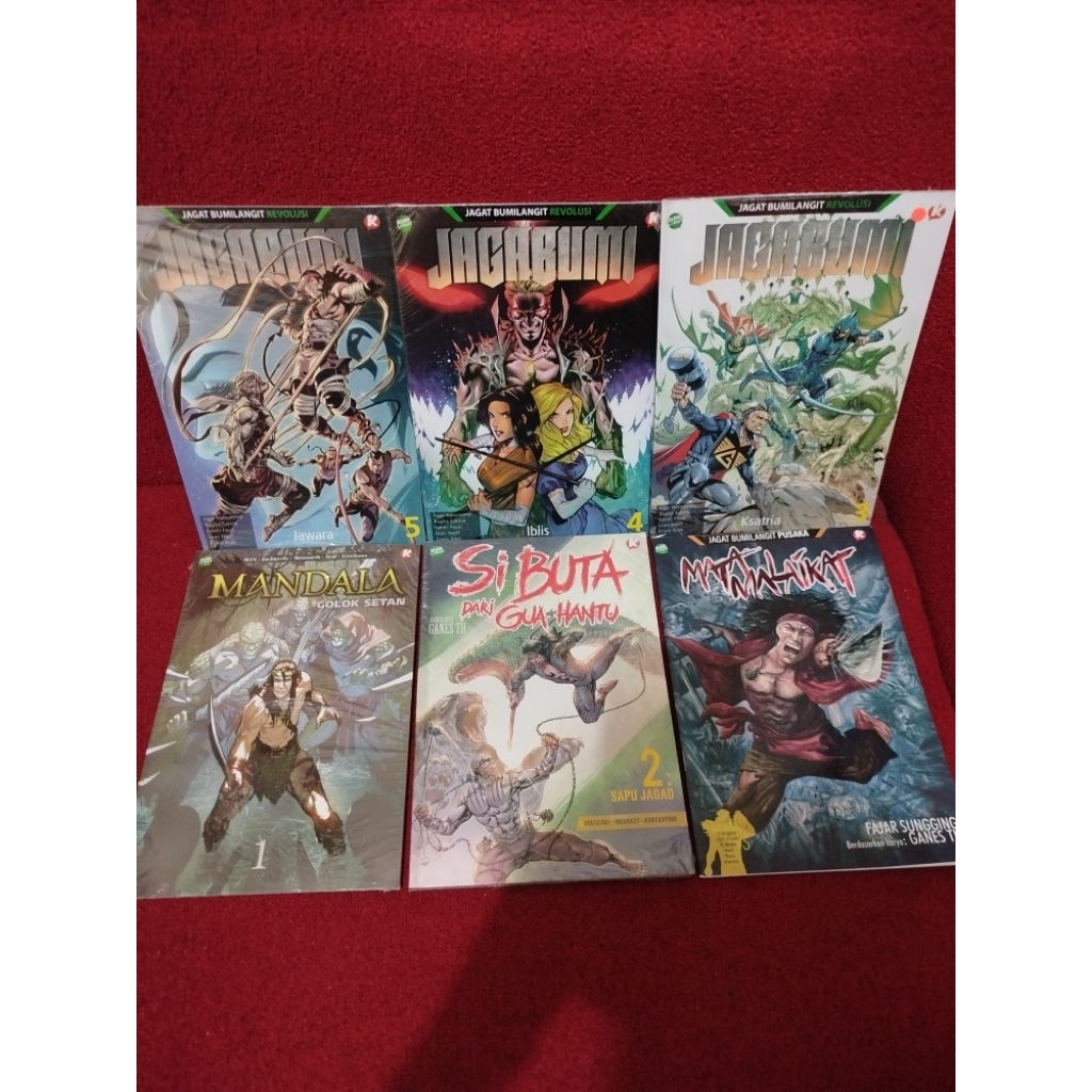 ORI segel komik seri Bumi langit koloni Jagadbumi jagabumi mandala si buta dari gua hantu ganesh TH