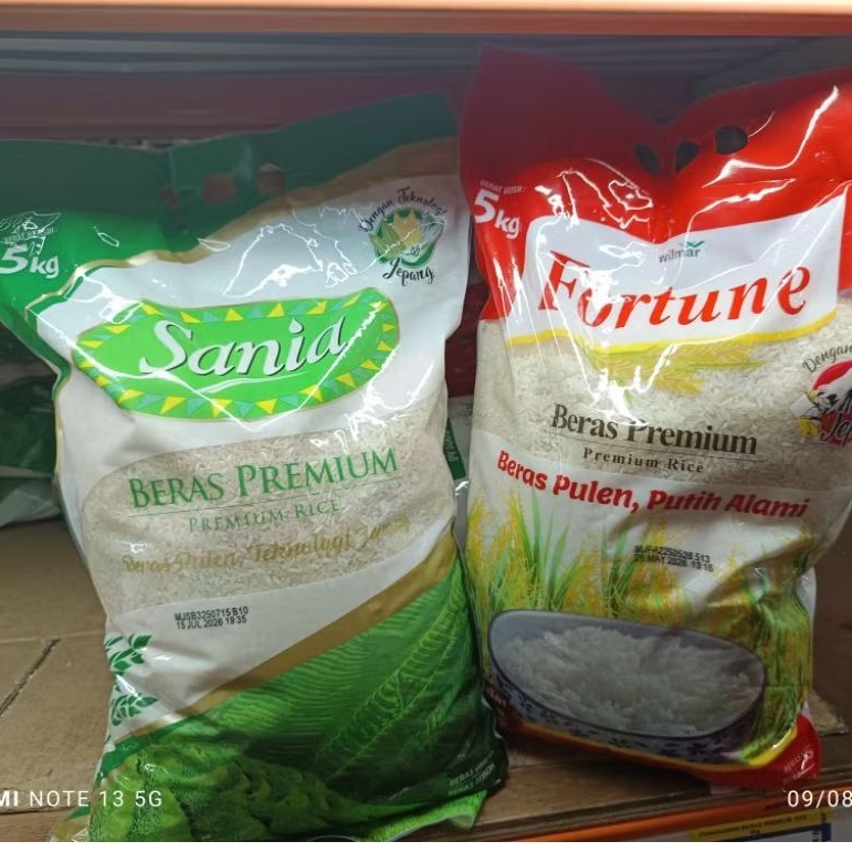 

Beras Premium Sania / Fortune 5 kg dengan Proses produksi Jepang