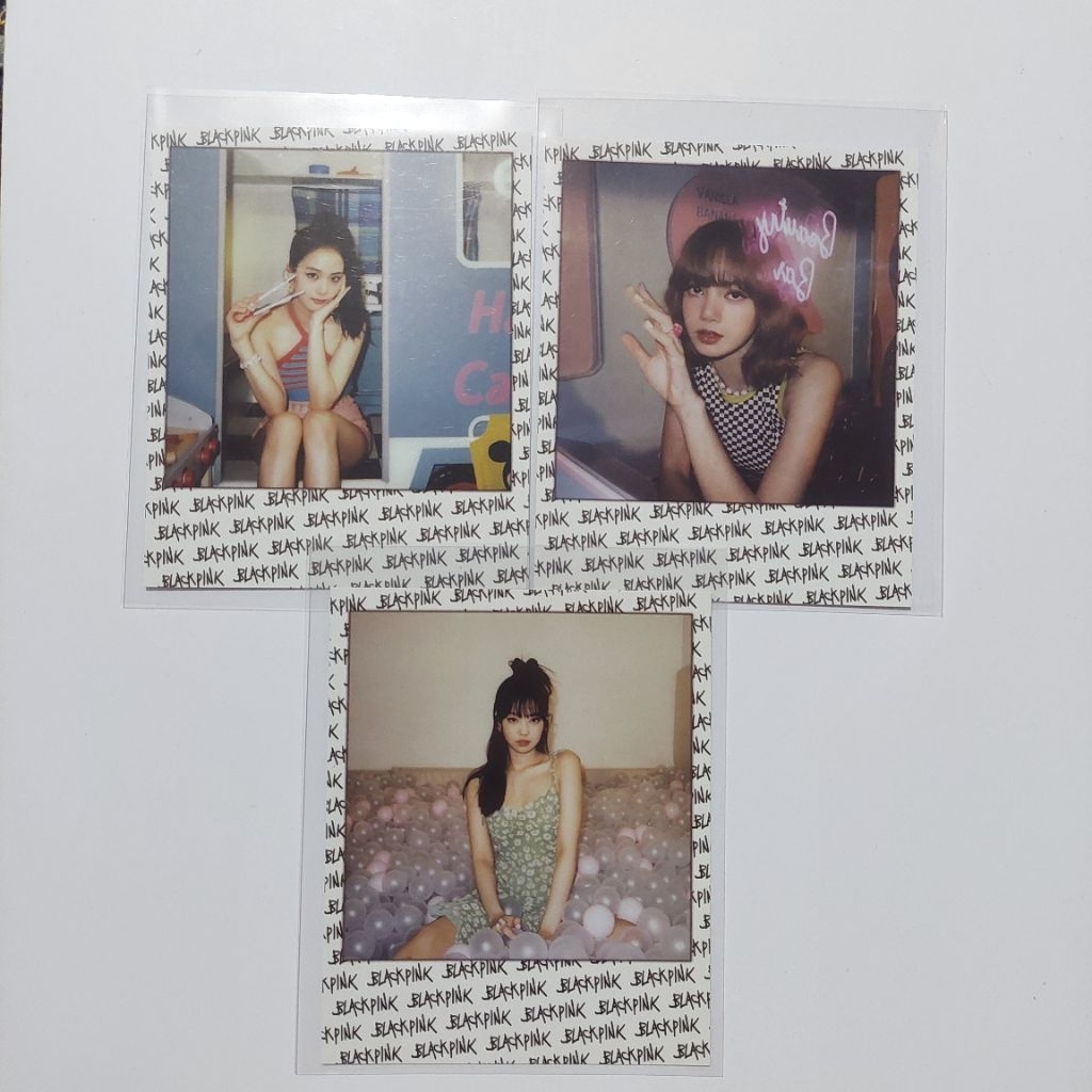 Postcard PC Polaroid Jennie Jisoo Rose Lisa Blackpink Summer Diary 2021 Official