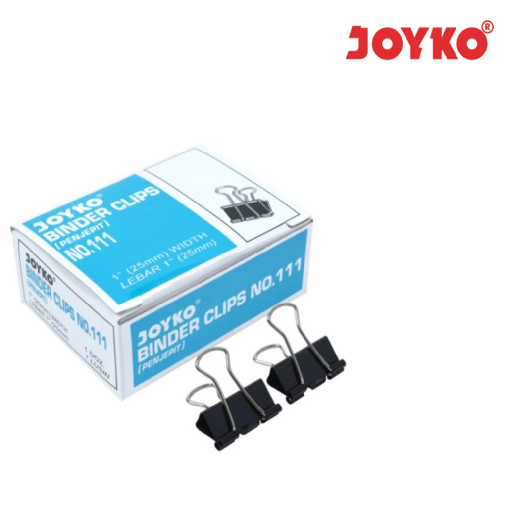 

Klip Penjepit Kertas | Binder Clip Joyko 111 (1PACK)