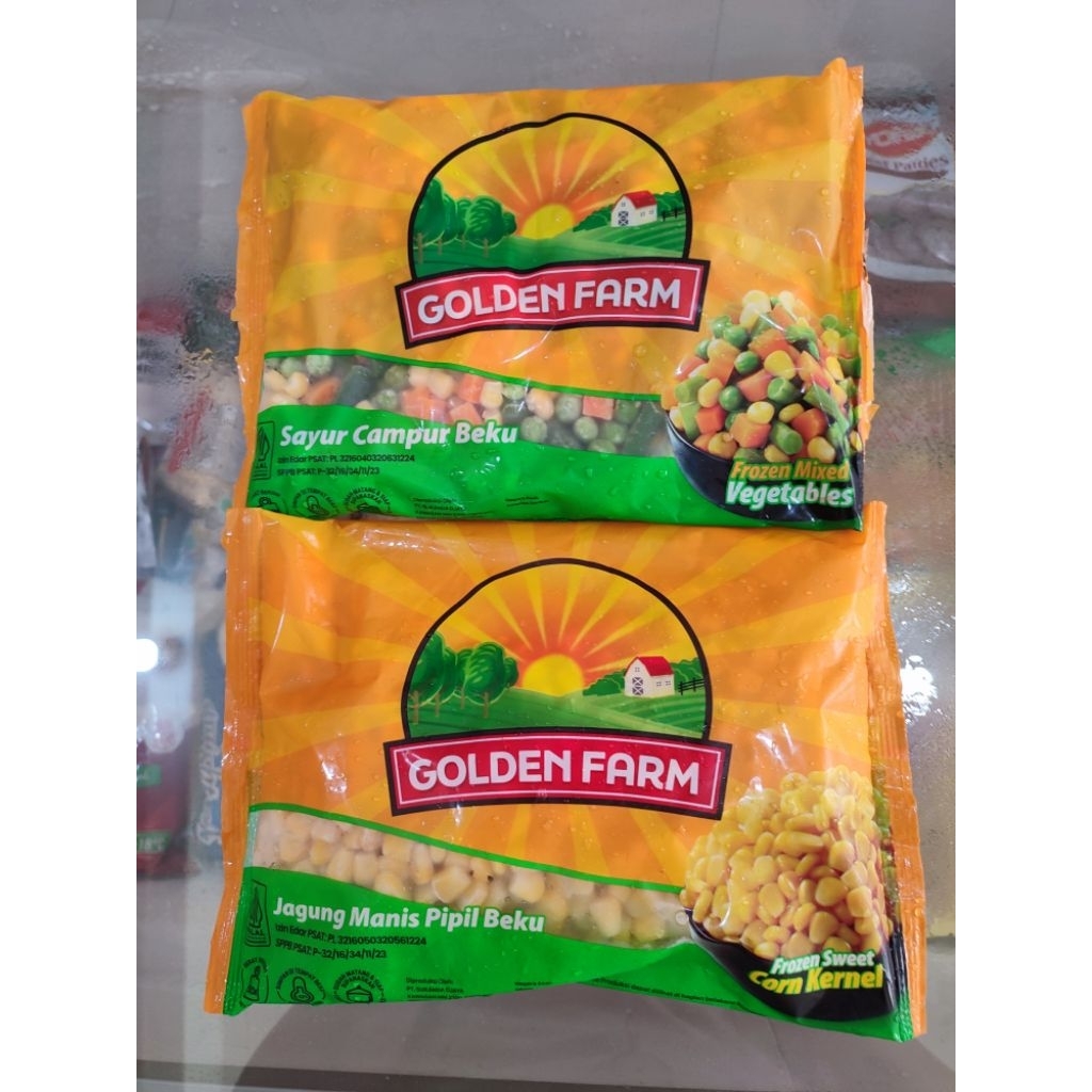 

Golden Farm Mix Vegetables 500gr ° Corn Kernel 500gr