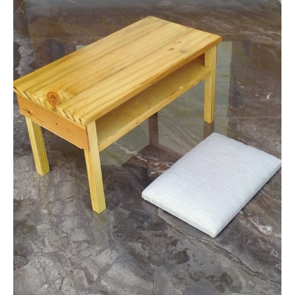 meja belajar, meja kayu jati Belanda