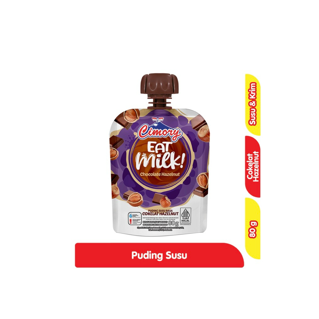 

Cimory Eat Milk Puding Susu Rasa Cokelat Hazelnut 80 g