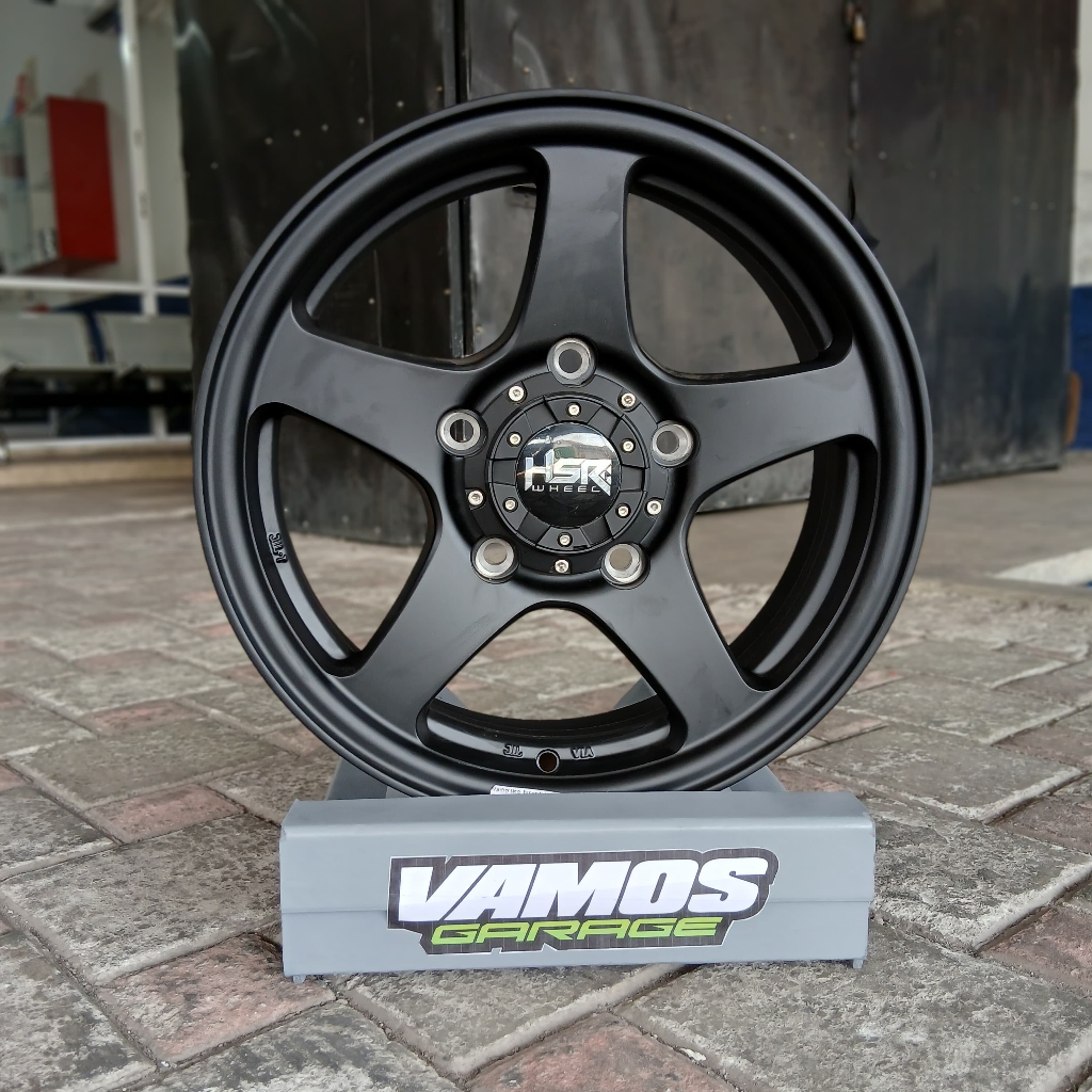 VELG MOBILMATRIX JT5144 HSR R16 LEBAR 55 H5X139,7 ET22 PELEK MOBIL WARNA MIDNIGHT BLACK /HITAM