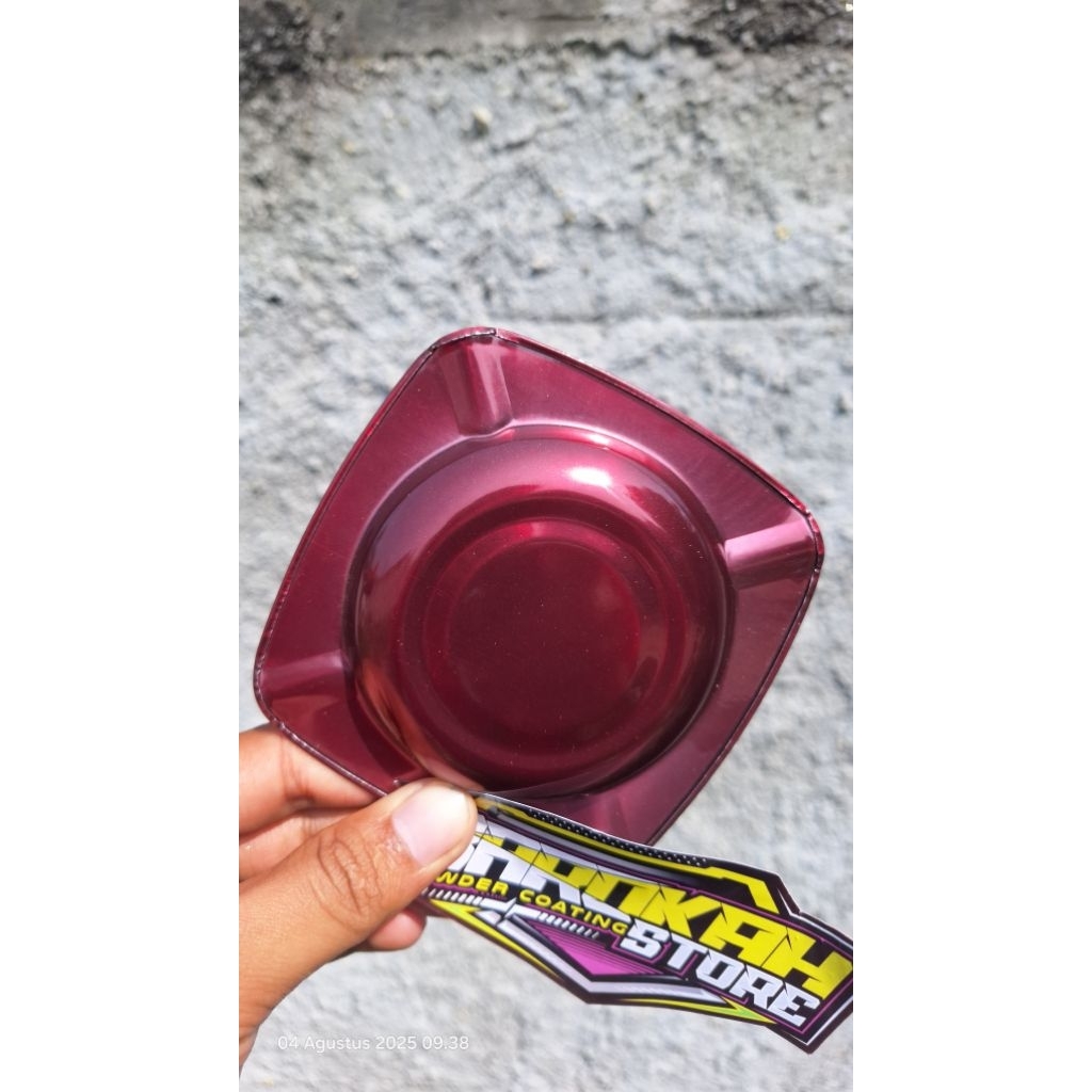 powder coating cat bubuk redwine candy