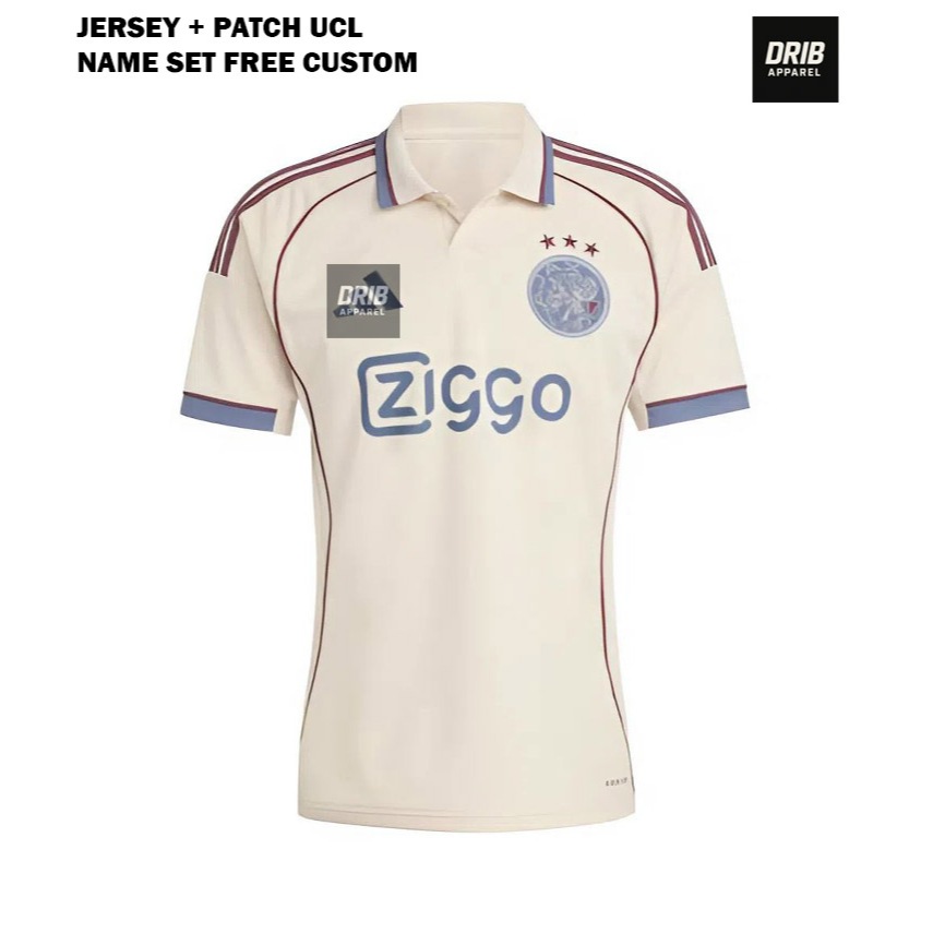 Jersey Ajax Amsterdam Third 2025 2026 Dryfit