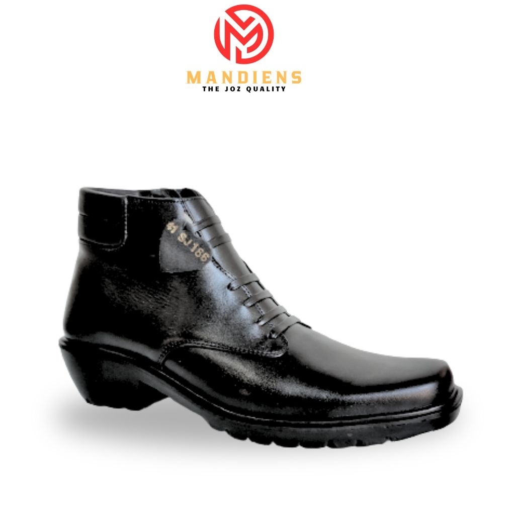 Medali K186 - Sepatu Pdh Boots Pria Kulit Sapi Premium - Sepatu Kerja Pantofel Kulit Pria