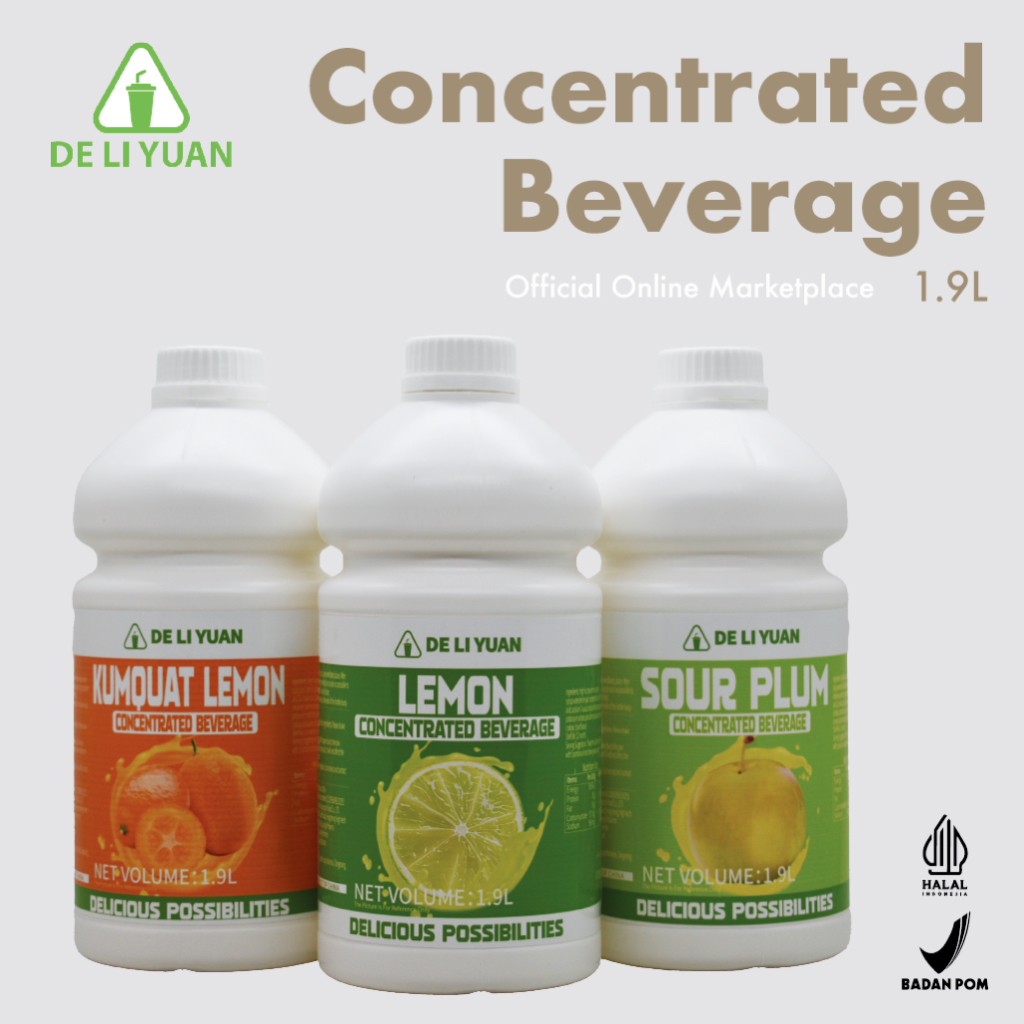 

DELIYUAN Concentrated Beverages 1.9Liter | Sirup konsentrat buah | Minim pengawet | Aneka Minuman