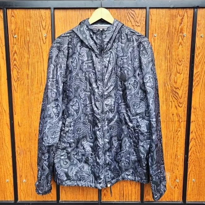 pretty green paisley jacket black used originals
