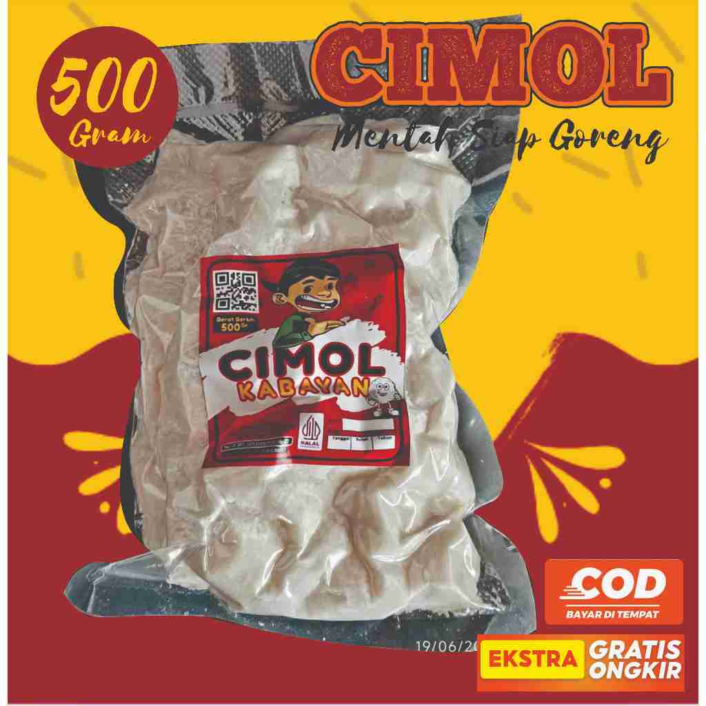 

cimol Bandung mentah cap Kabayan 500gr