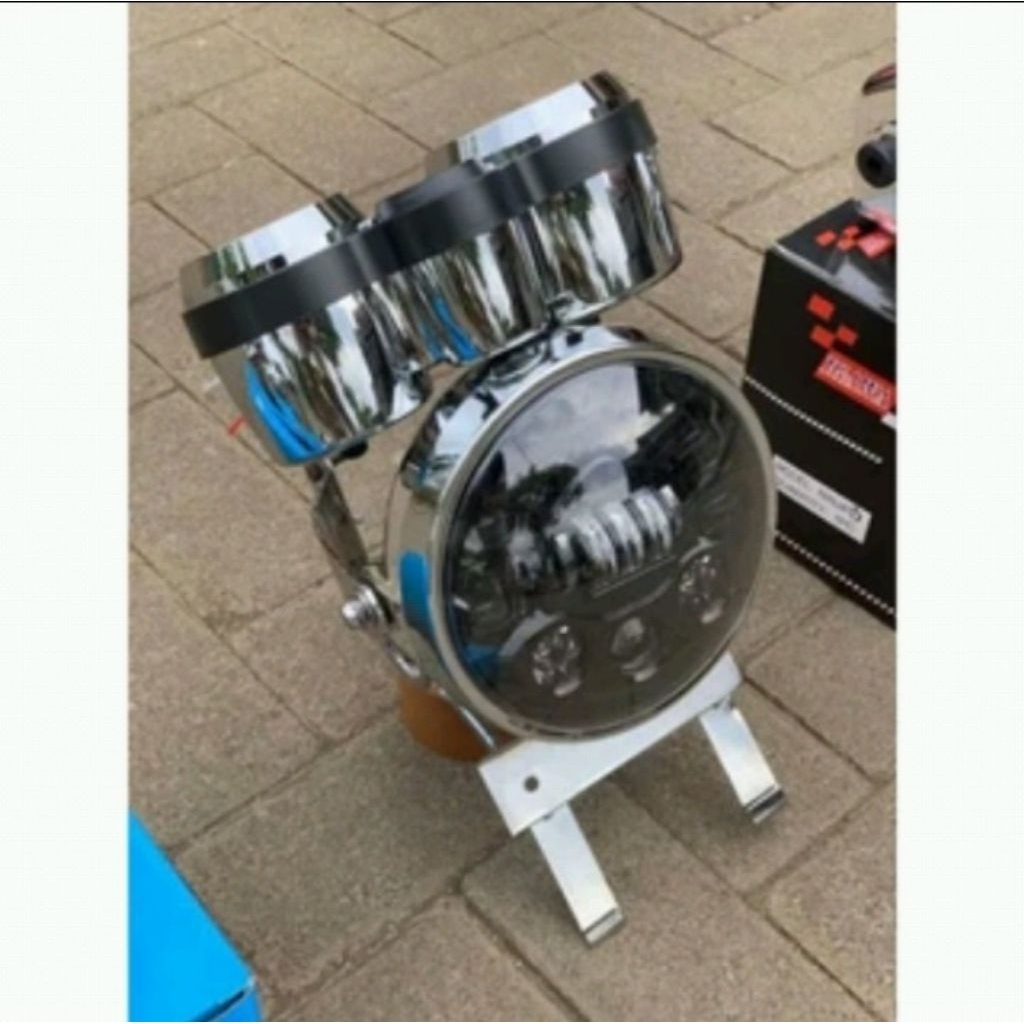 [FULLSET] HEADLAMP LAMPU DEPAN NINJA SS STANDART LED PNP VIXION OLD NEW MEGAPRO TIGER#88