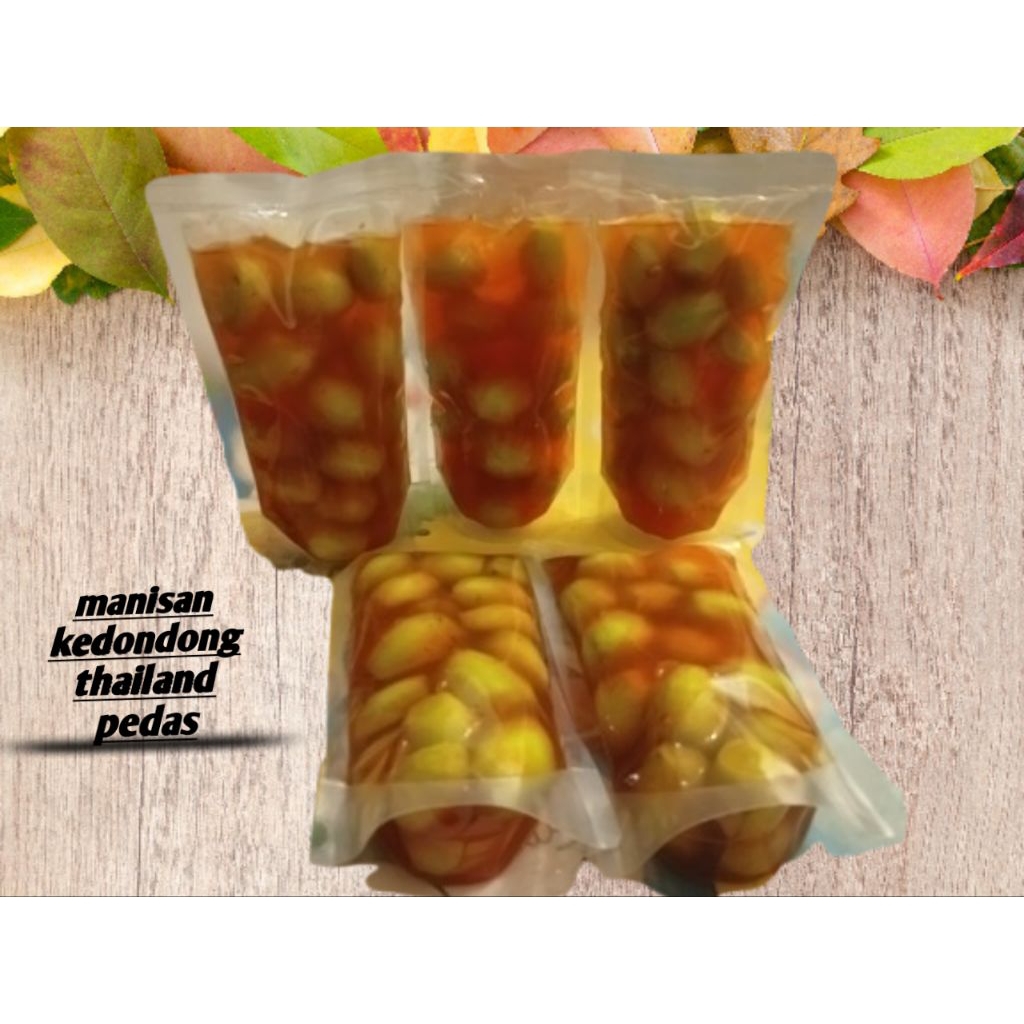 

asinan/manisa kedondong Thailand pedas 400gram, gula asli, kualitas premium, HALAL