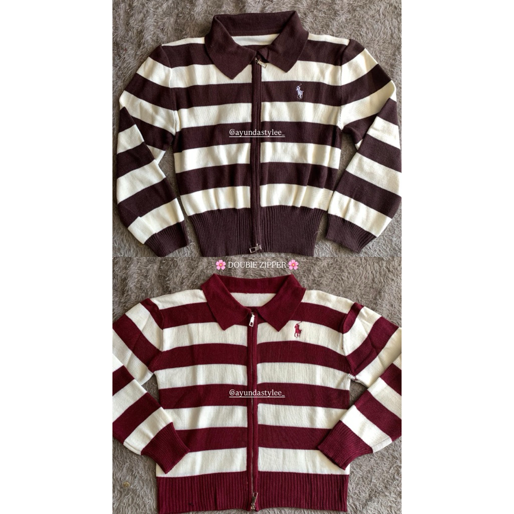 DOUBLE ZIPER POLO SALUR PREMIUM / KANCING SALUR POLO PREMIUM