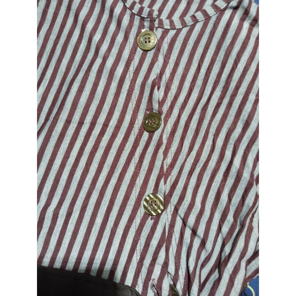 [BARU]gamis coklat remeja size kecil