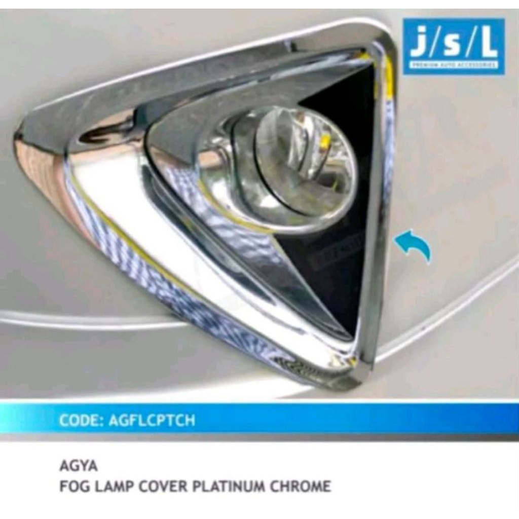 Ring / Cover Foglamp Mobil Agya 2014 - 2016