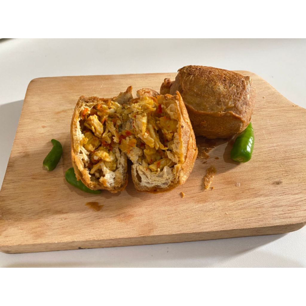 

TAHU CHIKEN BOOM ( Tahu isi ayam suwir)