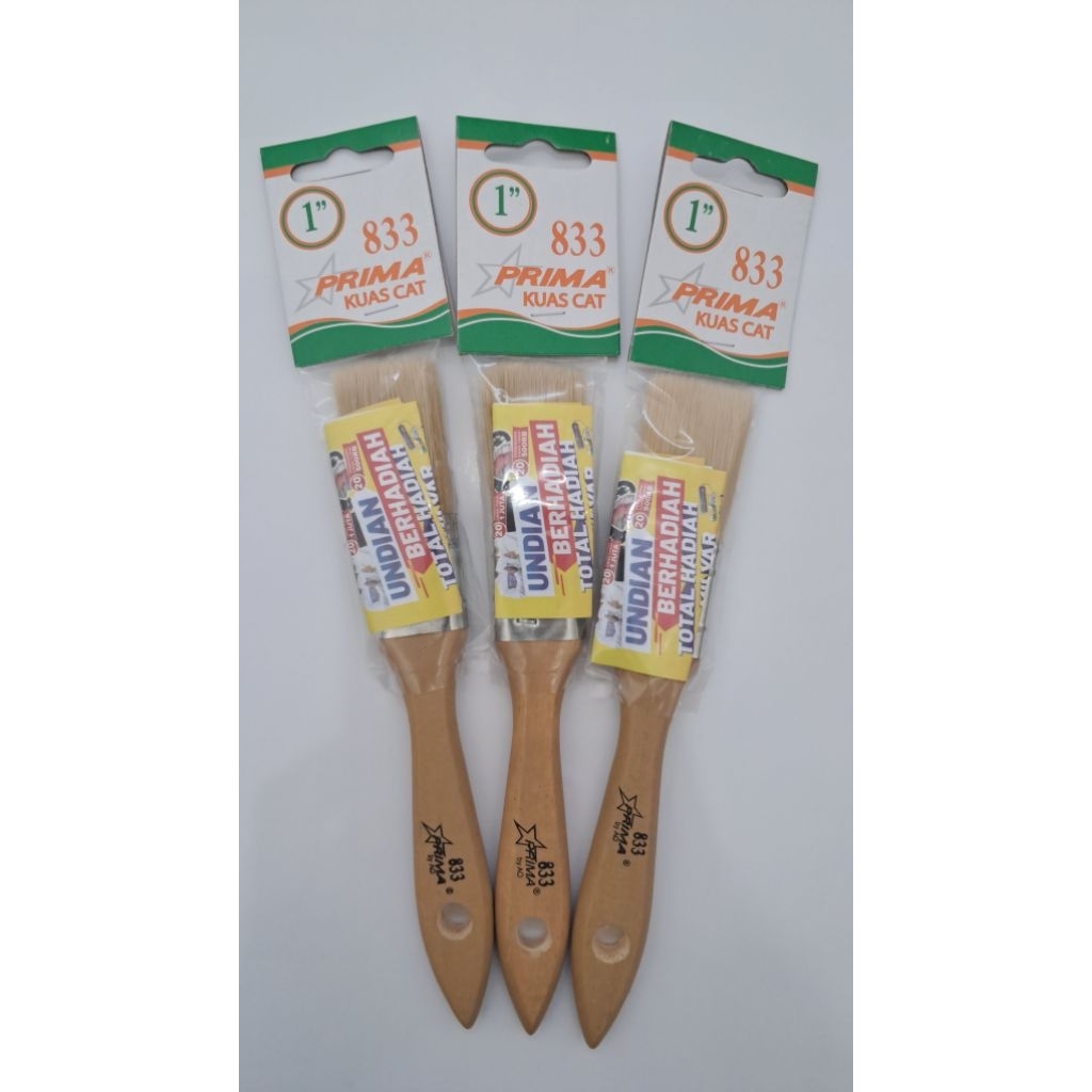 

Kuas Prima 833 Bulu Putih Ukuran 1" Inch