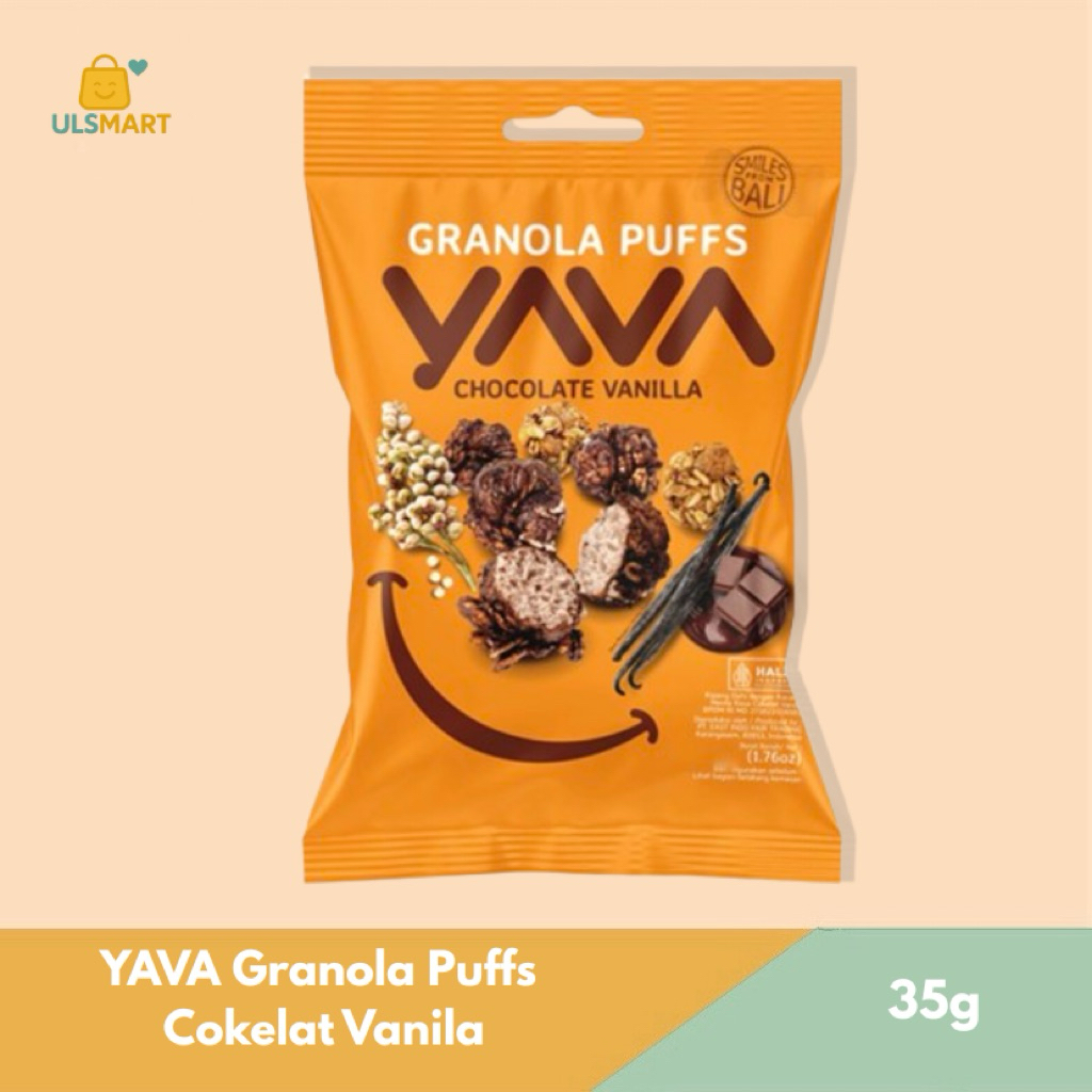 

YAVA Granola Puffs Cokelat Vanila 35 g