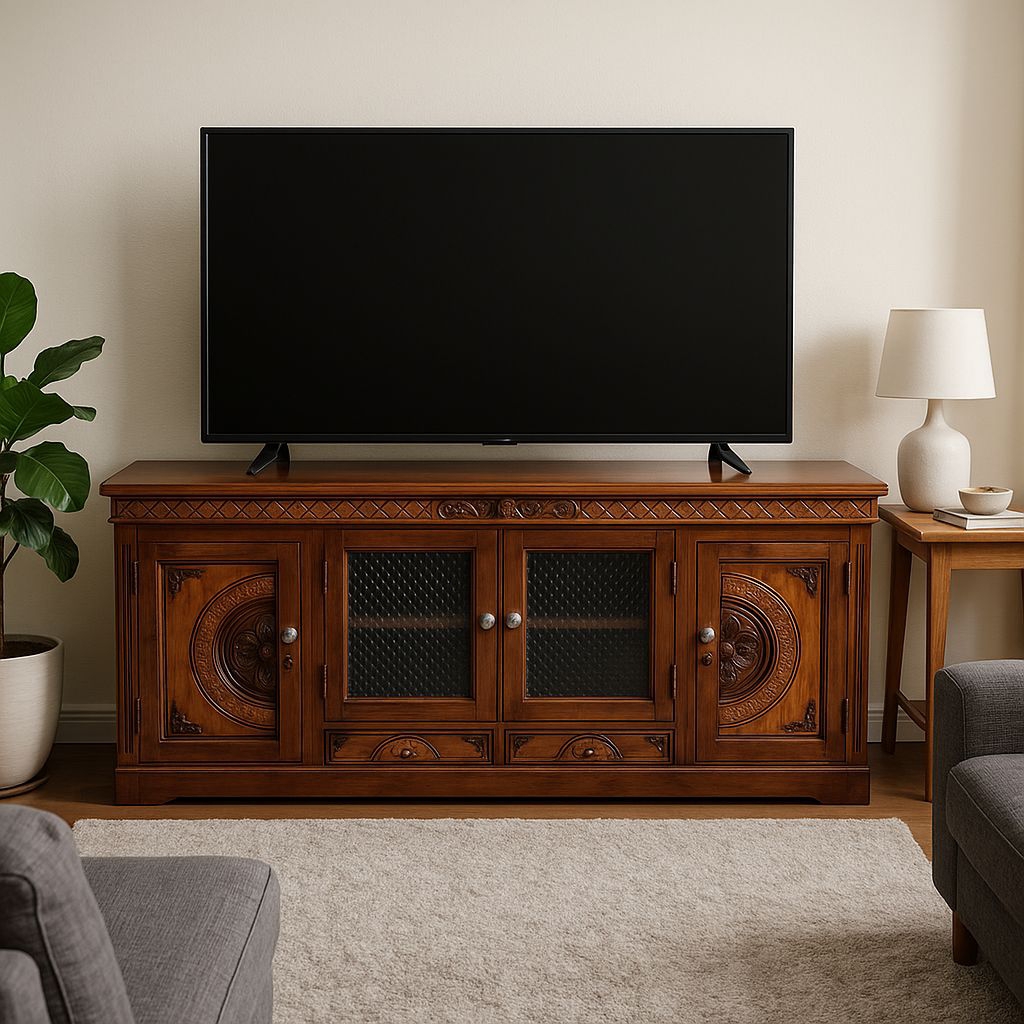 Rak TV Jati 180 cm Meja Tv 2 meter Buffet Tv 150 cm