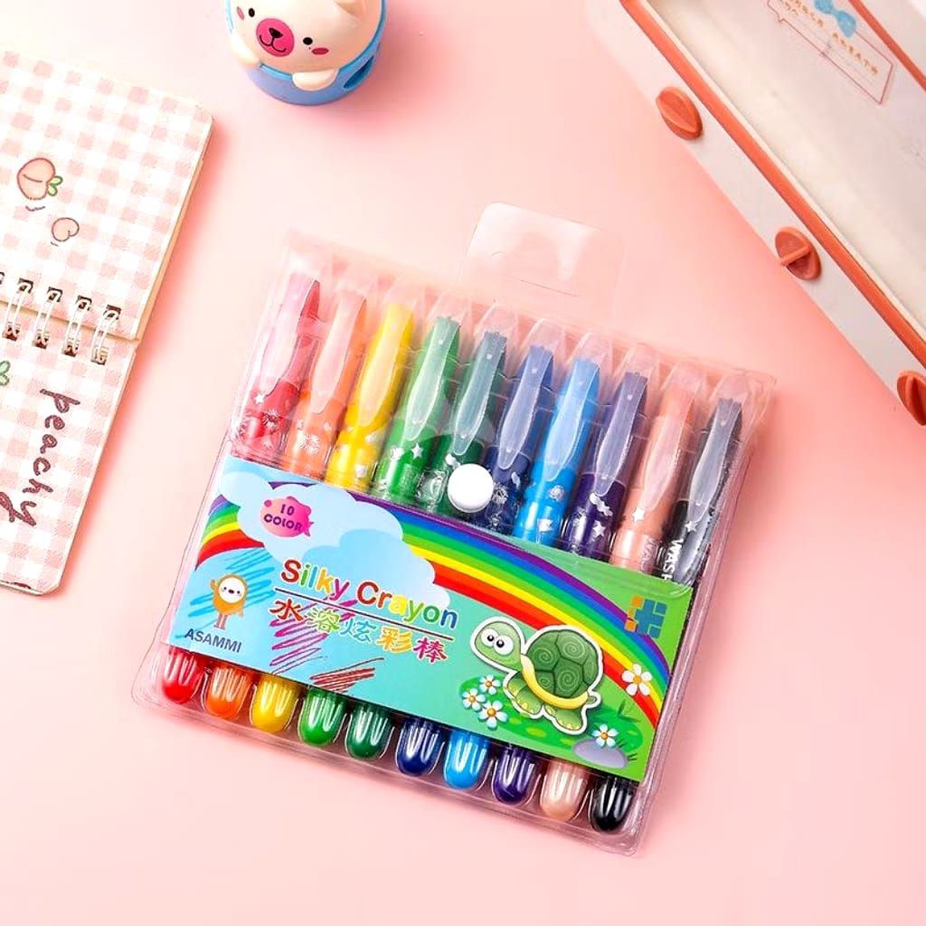 

SILKY CRAYON WASHABLE PEWARNA KRAYON