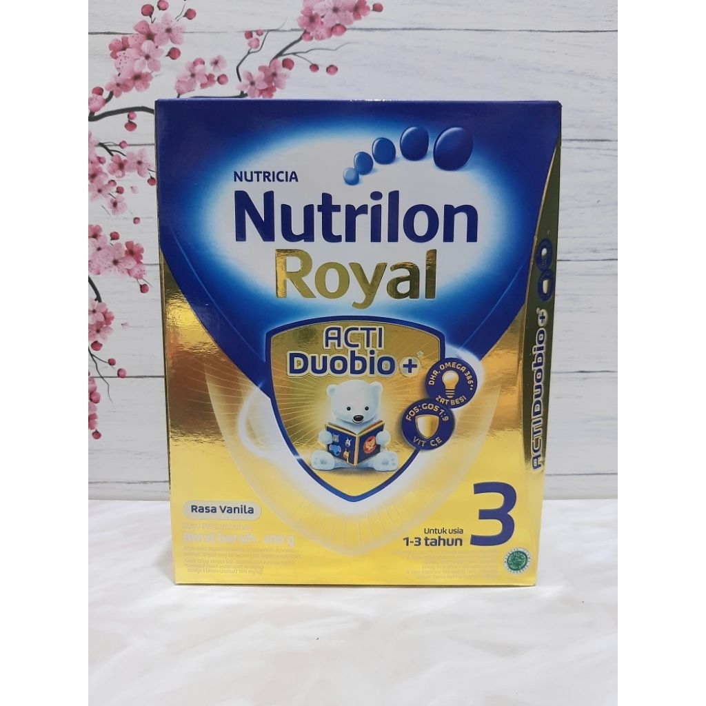 

NUTRILON ROYAL 3 VANILA 400GR SUSU PERTUMBUHAN BUBUK { Exp 03/06/2026 }