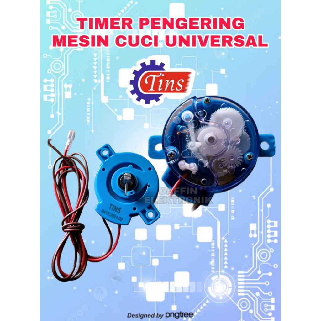 TIMER PENGERING MESIN CUCI UMUM TINS | TIMER PENGERING MESIN CUCI UNIVERSAL | TIMER PENGERING MESIN 