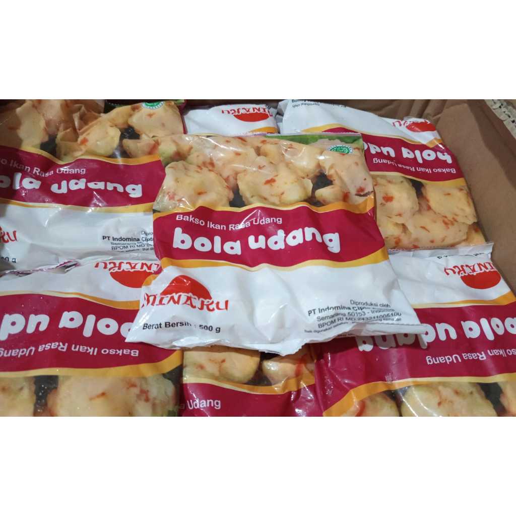

MINAKU Baso Bola Udang 500 gr Bakso