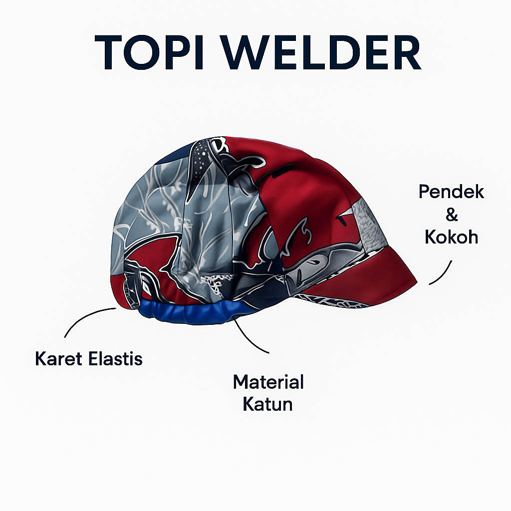 Topi Welder/ Topi Welder Batik/ Topi Welder Motif