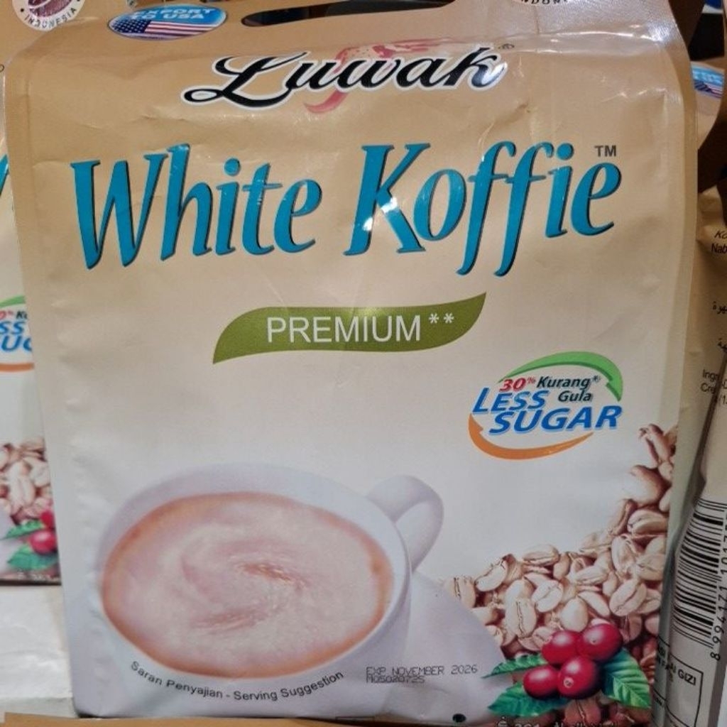 

Luwak White Koffie less sugar 19x19gr exp Januari 2027