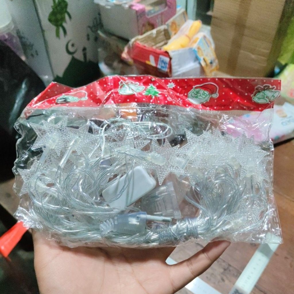 7 meter LAMPU KELAP KELIP BINTANG BINTANG GROSIR