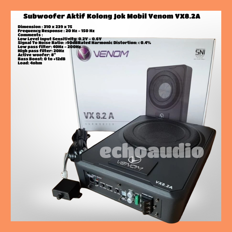 Subwoofer Kolong VENOM VX 8.2A Sub Kolong VENOM 8.2A VENOM VX 8.2 A