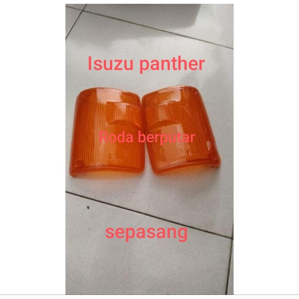 Mika lampu sen depan panther kuning sepasang