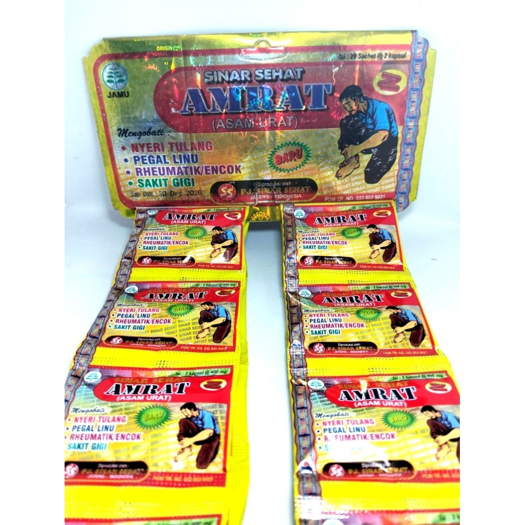 JAMU AMRAT KAPSUL ASAM URAT ORIGINAL