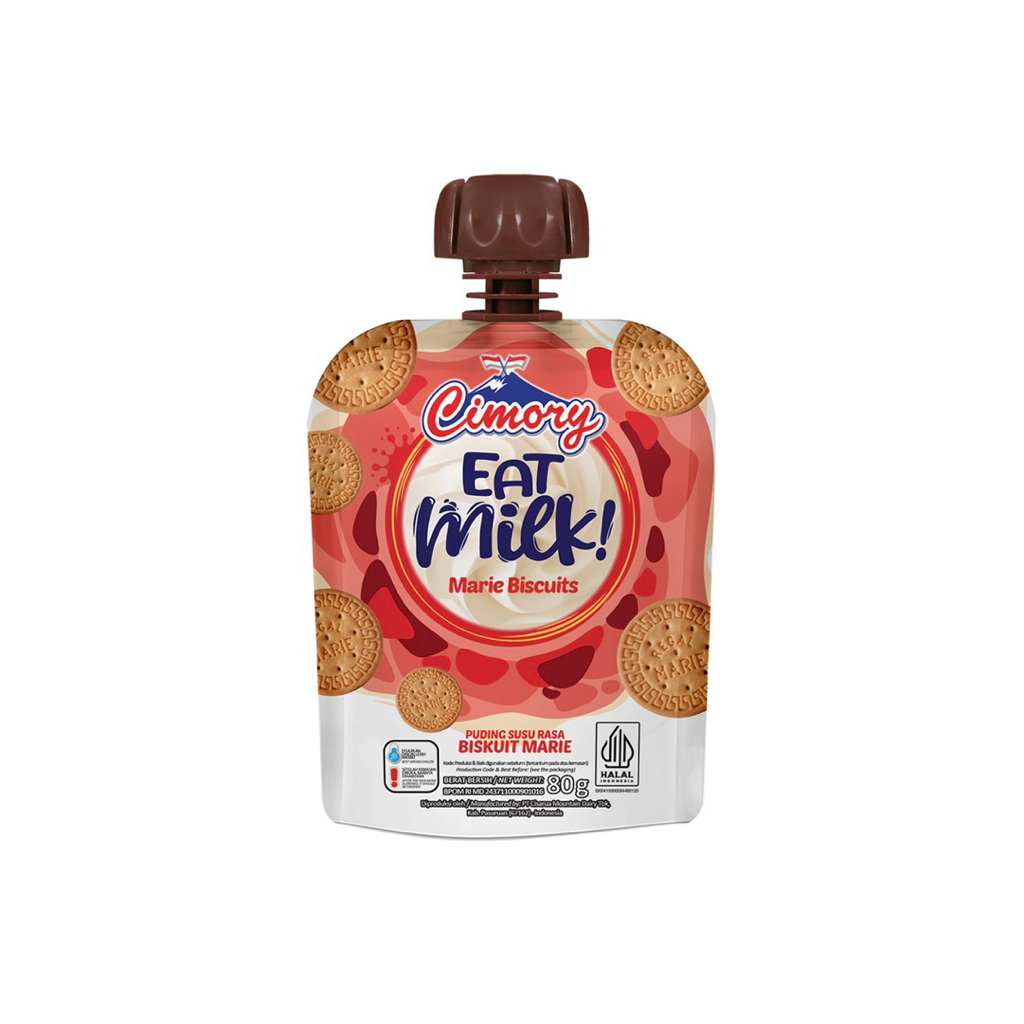 

Eat Milk Puding Susu Rasa Marie Biskuit 80 gram Cimory