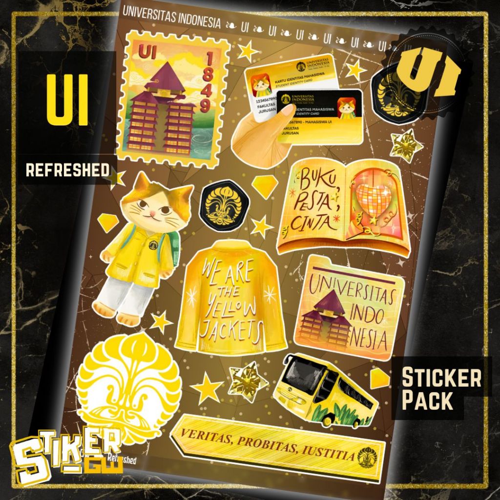 

[NEW] Sticker Pack UI Refreshed | STIKER MAKARA UNIVERSITAS INDONESIA | StikerGW