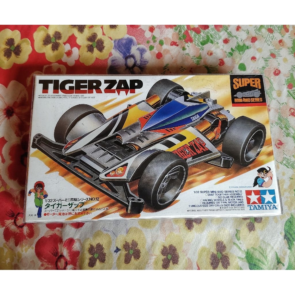 Tamiya Mini 4WD Tiger Zap MIJ Japan komik