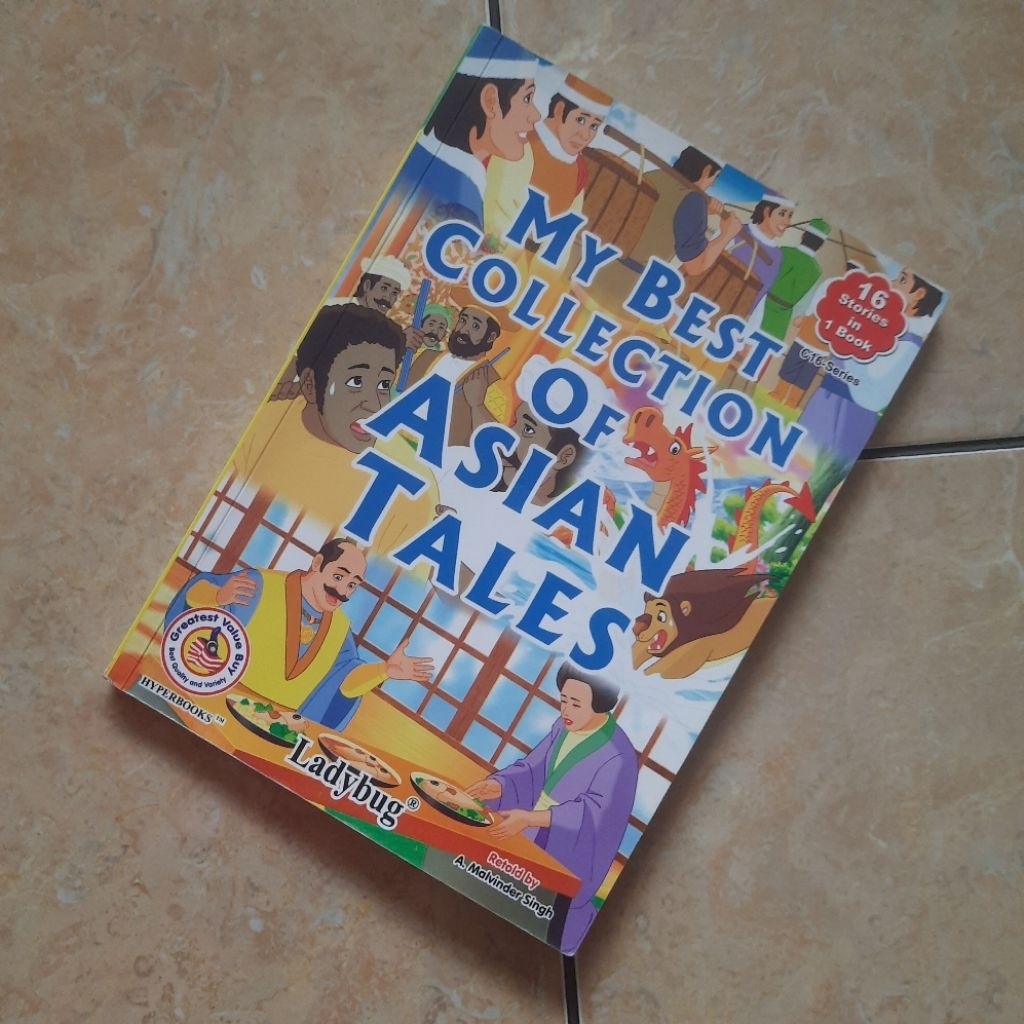Buku Cerita Bahasa Inggris 16 Stories In 1 Book My Best Collection Of Asian Tales Fullcolor Original