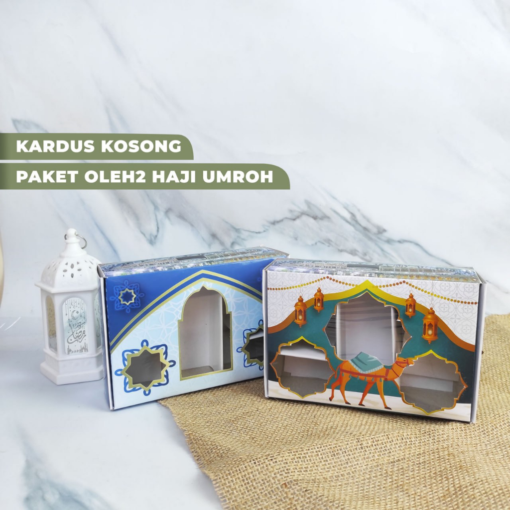 

Dus Kosong Oleh-Oleh Umroh Haji Custom Box Model Ukuran 5 Sekat Tebal / Custom Box Packaging
