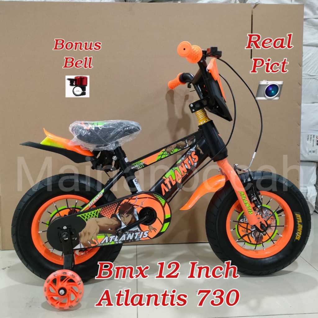 Sepeda Anak Bmx 12 inch atlantis twins cowo ATLANTIS 730