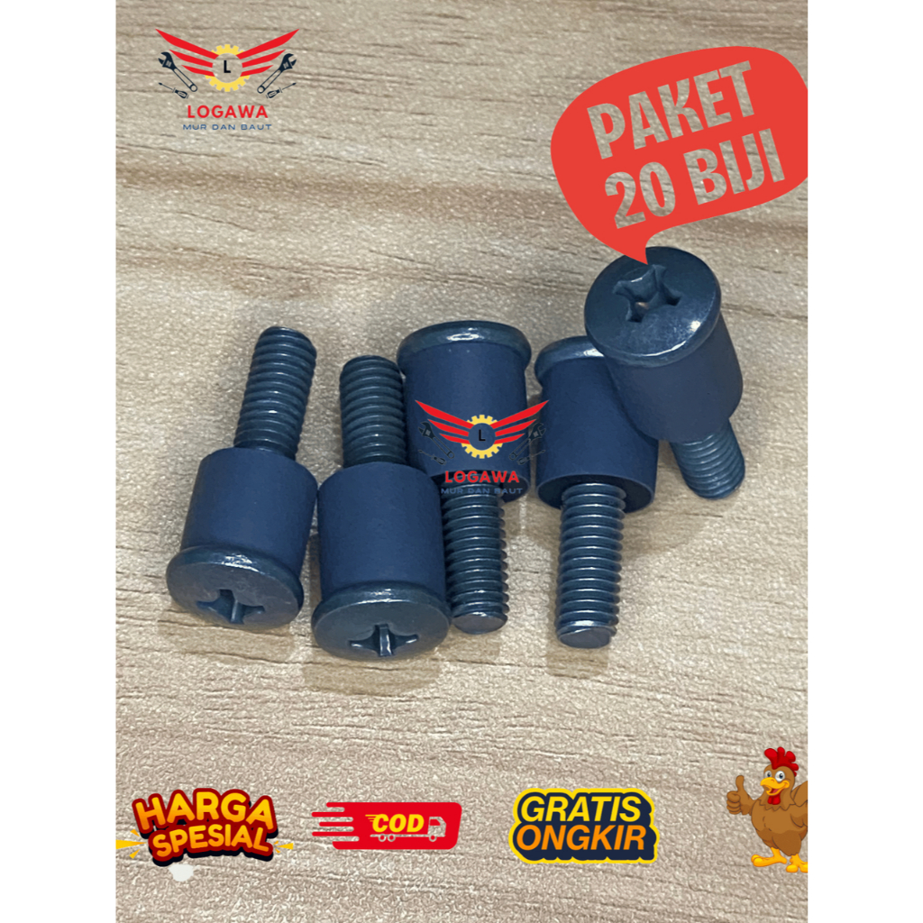 Baut Cover Tutup CVT Nmax Aerox Lexi Yamaha Variasi / Baut Tutup CVT Nmax Old [20 BIJI]