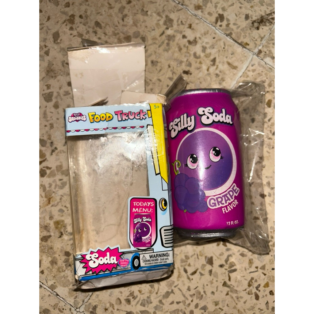 Preloved Squishy Silly Squishy Silly Soda Grape