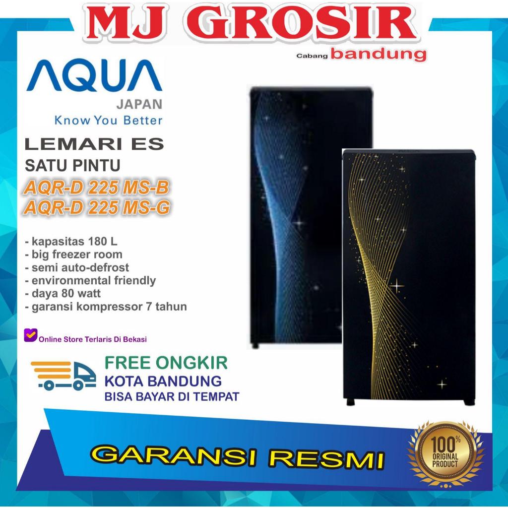 KULKAS AQUA JAPAN AQRD 225 MSB/MSG LEMARI ES 1 PINTU AQRD225MSG 225MSB
