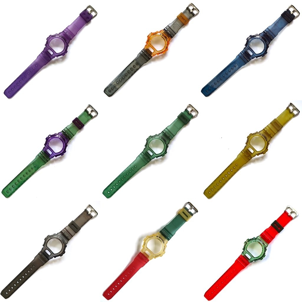 BEZEL STRAP BNB CASIO GSHOCK G SHOCK DW 6900 DW 6600 DW 8030 DW 8040 JELLY CLEAR